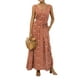 thumbnail image 1 of Txlixc Vestido de verano femenino sin mangas vestido de leopardo de cuello V profundo con bolsillos Txlixc moda, 1 of 8
