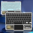 thumbnail image 1 of Luminous Wireless Keyboard for Phone PC Tablet Gaming Black, 1 of 4