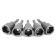 thumbnail image 2 of Ensemble de Douilles Hexagonales, Douille de Perceuse, 5 Pcs Outils de Poignée pour Bricolage, Réparation Automobile Industrie Construction et Décoration, 2 of 8