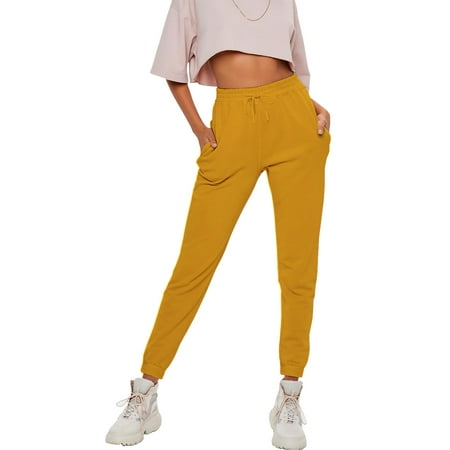 Women's Active French Terry Lightweight Joggers with Pockets