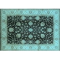 thumbnail image 1 of Ahgly Company Indoor Rectangle Oriental Light Blue Industrial Area Rugs, 8' x 12', 1 of 4