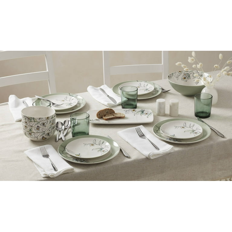 Oneida Entertain 365 Botanica Porcelain Hors d'Oeuvres Serving