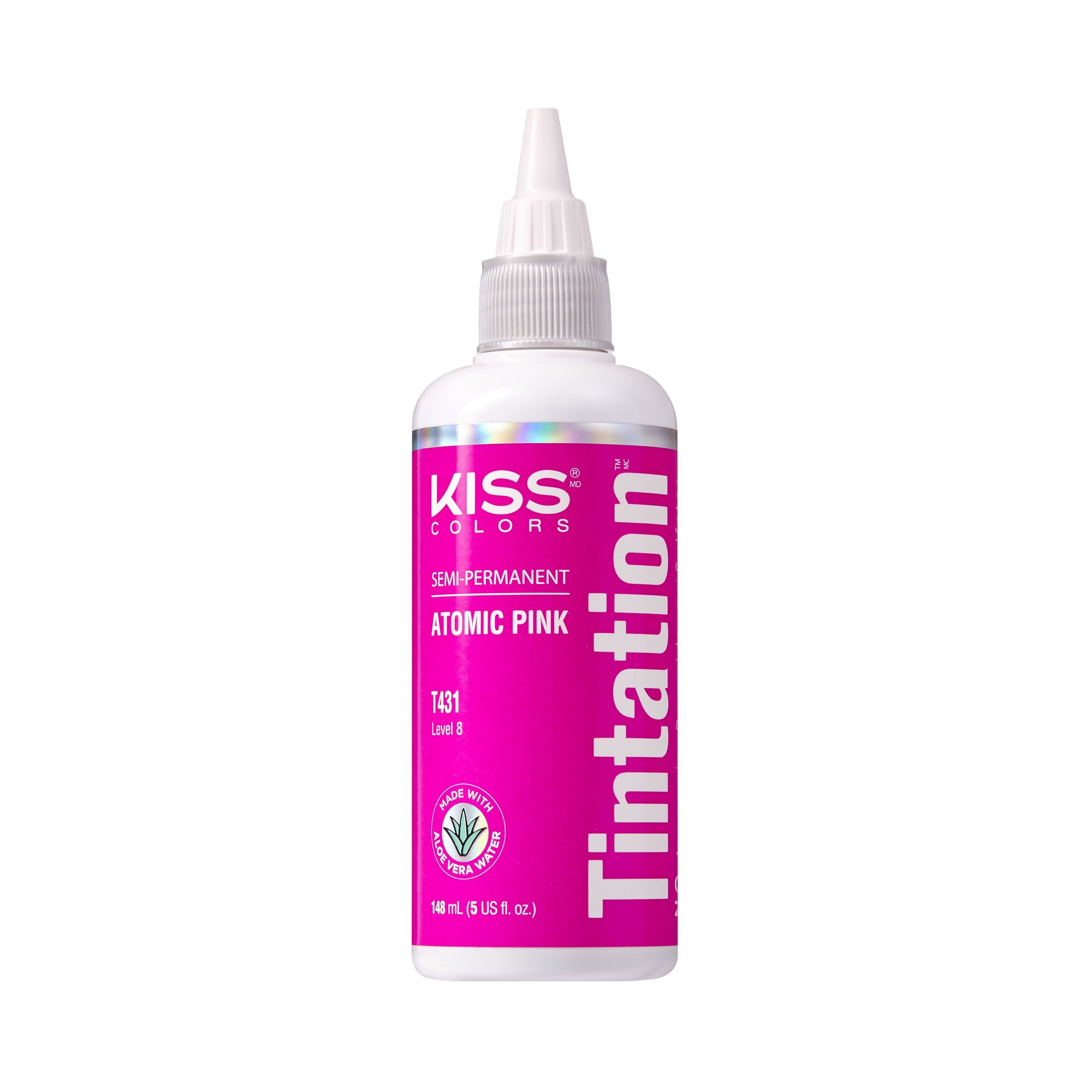 Kiss Colors & Care Tintation Semi-Permanent Hair Color Dye, Crimson -  