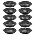 thumbnail image 2 of Miangastore Round Mesh Hole Louver Stainless Steel 10Pcs 1.14X1.14X0.39In, 2 of 9