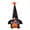 B, variant on Halloween Boo Pumpkin Gnome Plush Ornament,Black Buffalo Check Bat Wing Faceless Dwarf Doll Tabletop Decor for Autumn Holiday Home Party Indoor Shelf Gift