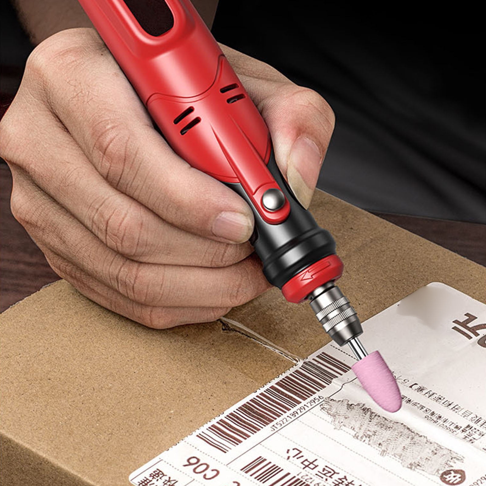 Portable Jade Engraving Pen Machine 3Speed Electric Grinder Tool Efficient Heat Dissipation For Stone Projects