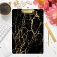 thumbnail image 7 of FMSHPON Gold Marble Clipboard Hardboard Wood Nursing Clip Board and Pull for Standard A4 Letter 13x9 inches, 7 of 7