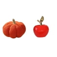 thumbnail image 1 of Cojín de peluche de calabaza de Halloween y escultura de cerámica, conjunto decorativo para dormitorio, estudio, sala de estar, decoración del hogar, 1 of 8