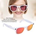 thumbnail image 6 of YAHHU Smart Glasses with 8MP Camera AI Translation Bluetooth Music Calling 32GB IP65 Waterproof 5.58 inches / 141.64 mm Black, 6 of 9