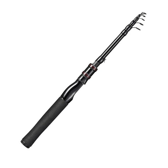 Canne Télescopique 1.5/1.8/2.1M en Fibre de Carbone pour Voyage