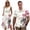 Cherry Blossom Tiger, variant on Ink Wash Camo Couple Matching Outfit Short Sleeve Shirt for Men Fashion Hawaiian Tops for Summer and Women's Tank Dress Irregular Hem Beach Party Sundress