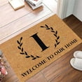 thumbnail image 2 of Pxiakgy Funny Welcome Doormat Entryway Front Porch Rugs 60 * 40Cm Anti Bottom Floor Indoor Outdoor Carpet for Farmhouse Patio Home Decor 26 Letter Floor Mat I, 2 of 4