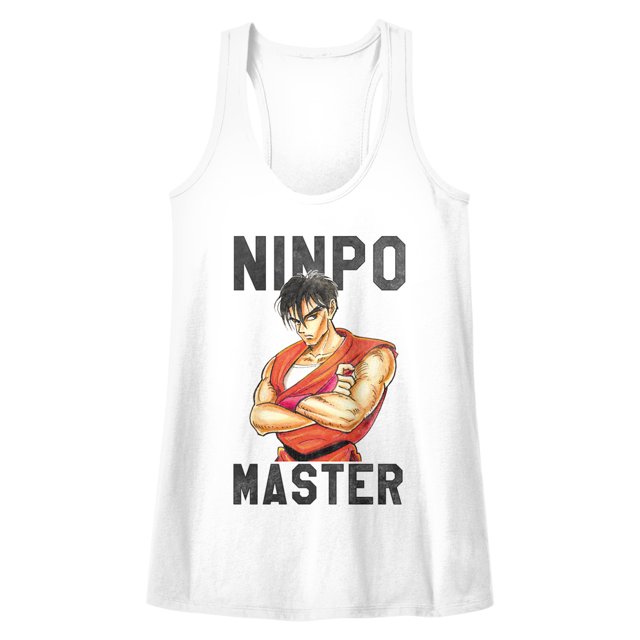 Final Fight Video Arcade Game Ninpo Master Ninja Skills Womens Tank Top Tee