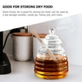 thumbnail image 5 of 1 Set of Clear Honey Jar Glass Honey Dispenser Stirring Rod Glass Storage Jar, 5 of 5