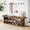 Rustic Brown, variant on Condemo 2 Tier Entryway Bench, 47.24" Shoe Bench, Rustic Shoe Rack, Wooden Storage Bench for Entryway Hallway Living Room Bedroom, Easy Assembly, Rustic Brown
