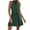 Green, variant on Lilgiuy Women Summer Casual Sleeveless Halter Wave Point Dresses Slim Dress Belts Green,10 2022 Fall Winter