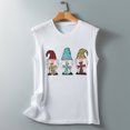 thumbnail image 5 of Daisyyozoid Chandail de Pâques Heureux pour Femmes Mode Décontractée Sans Manches Imprimé Chandails pour Dames Gilet, 5 of 5