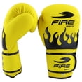 thumbnail image 2 of Par de Guantes de Boxeo Fire Sports PVC Línea Fire One Amarillo, 2 of 4