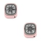 thumbnail image 4 of Injueey Ventilador portátil de mano Ventiladores de aire recargables de bajo ruido 1.5W-2.5W Cool Rosado 2Conjunto, 4 of 6