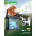 thumbnail image 2 of Ventilador nebulizador tipo cubo Ausic 9L portátil 20000mAh recargable, 2 of 7