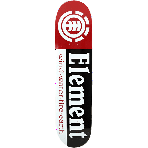 El Section Deck-8.0 Blk/Wht/Red