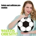 thumbnail image 4 of Weighing Scale for Body Weight with Soccer Pattern Glass Pane Usb Rechargeable Temperature Display 180Kg Capacity for Home Use, 4 of 7