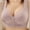 Purple, variant on EQWLJWE Summer Saving Clearance ! Women's Gathered Underwear Without Steel Rings Gathered Thin Front Buckle Bra Lingerie Underwear Strapless Bras for Women Push Up