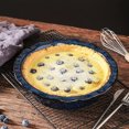 thumbnail image 3 of pieza, molde para tarta de cerámica para hornear, plato para tarta de 9 pulgadas, redondo, acanalado y profundo para pizza, tarta, tarta de manzana, tartas en olla, quiche y pastel, 3 of 5