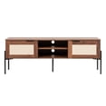 thumbnail image 2 of Mueble para TV Minimalista de Melamina 150x40cm Mundo In Centro Entretenimiento Imperia Nogal, 2 of 9