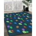 thumbnail image 3 of Ahgly Company Machine Washable Indoor Rectangle Transitional Dark Cyan Green Area Rugs, 5' x 8', 3 of 7