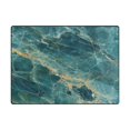 thumbnail image 2 of Area Rug Indoor 63"x48"in Non-Slip Wear Resistant Floor Mats Soft Large Carpets for Living Room Bedroom Home Decor Blue Green Marble Texture, 2 of 7