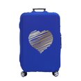 thumbnail image 1 of Luggage Cover Suitcase Protector Pattern Heart Printing Thicker Elastic Dust Cover To 18-32 Inch Trolley Case Travel Accessories blue XL, 1 of 6