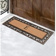 thumbnail image 3 of A1 Home Collections Outdoor Paisley Monogrammed E Doormat, Bronze/Black, 47.25 in x 17.71 in, 3 of 7