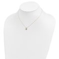 thumbnail image 4 of 14K Yellow Gold Rope Necklace with Pendants Chain Madi K 3mm Emerald Heart Birthstone 15 inch, 4 of 5