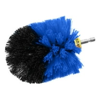 Qonioi 3.5 Inch Drill Brush, Nylon Bristle Cleaning Brush for Carpets Tiles and Sinks, Power Drill Cleaning Tool, Scrub Brush