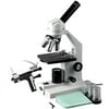 AmScope 40X-800X Student Compound Microscope w/ Mech. Stage New