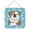 MultiColor, variant on Snowflake English Bulldog Wall and Door Hanging Prints