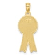 thumbnail image 6 of Auriga Fine Jewelry 14K Yellow Gold Enamel BIRTHDAY Blue Ribbon Charm for Women, 6 of 6