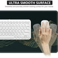 thumbnail image 3 of XXL Large Mouse Pad, Green Big Mousepad with Stitched Edges& Stable Rubber Base, Keyboard Mat Desk Pad for Work, Game, Office, Home (A-Mountain Cyan, Extended), 3 of 6