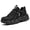 Black, variant on AUXDIQ Work Shoes Men Women Breathable Steel Toe Cap Industrial Trainers Lightweight Construction Sneakers Sport Shoes