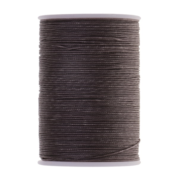 Cuerda de hilo encerado de cuero duradero de 130 metros 0,5 mm para manualidades de cuero DIY - Café Sunnimix Hilo encerado para coser