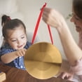 thumbnail image 4 of CUITING 1 Ensemble d'Instruments de Percussion Traditionnels Gong Chinois avec Marteau (Doré), 4 of 6
