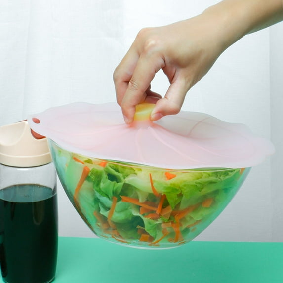 Cheers US Silicone Lids, Microwave Splatter Cover,Reusable Heat Resistant Food Suction Lids fits Cups, Bowls, Plates, Pots, Pans, Skillets, Stove Top, Oven