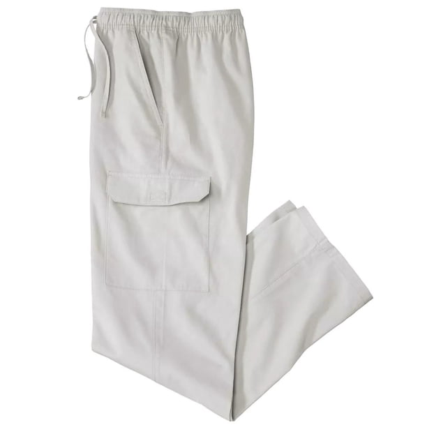 Atlas For Men - Pantalón Multibolsillos para Hombre (Gris)