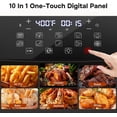 thumbnail image 5 of Air Fryer, 12.6-Quart Smart Air Fryer, 12-in-1 Functions - Air Fry, Roast, Reheat, Dehydrate, Bake, Steam, and More, 400°F Max Temperature, Pink, 5 of 8