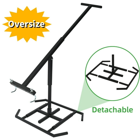 Ymokee Large Size Manual Trash Compactor Hand Truck for 240-660L Wheelie Bins