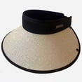 thumbnail image 5 of SAWOBUUN Women Wide Brim Sun Visor UV Protection Beach Sun Hat Adjustable Summer Cap with Neck Flap, 5 of 5