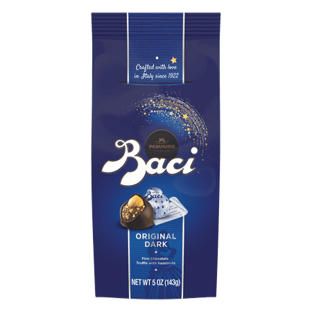 Baci Perugina Original Dark Chocolate Truffle Bag, 5 Oounce (143 (Best Selling Chocolate Candy)