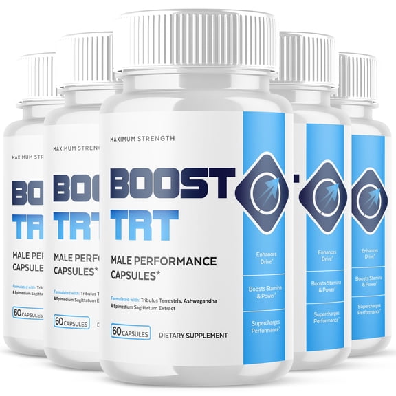 Boost TRT Advanced Formula Pills All Natural Vitamin Supplement BoostTRT 300 Capsules