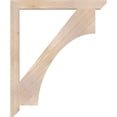 thumbnail image 3 of Ekena Millwork 3 1/2"W x 38"D x 46"H Westlake Slat Smooth Bracket, Douglas Fir, 3 of 4
